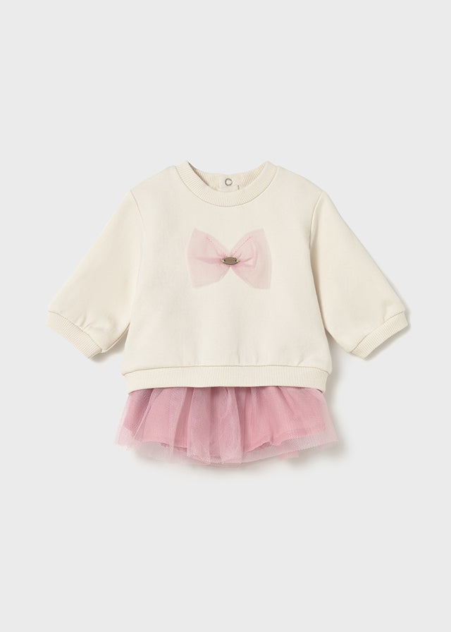 Conjunto Falda Tul Moño Rosa Mayoral