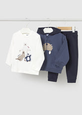 Conjunto 3 Piezas Saco Foca Navy Mayoral
