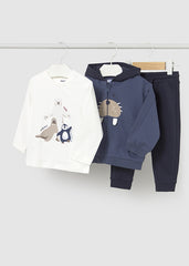 Conjunto 3 Piezas Saco Foca Navy Mayoral