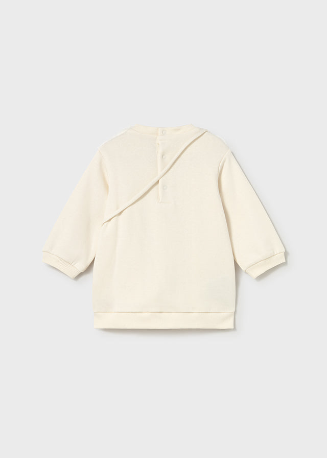 Vestido Manga Larga Peluche con Bolso Mayoral Estilo