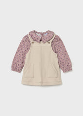 Conjunto Braga Estampado Flores Rosa Mayoral