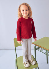 Blusa Manga Larga I Love You Rojo Mayoral Invierno