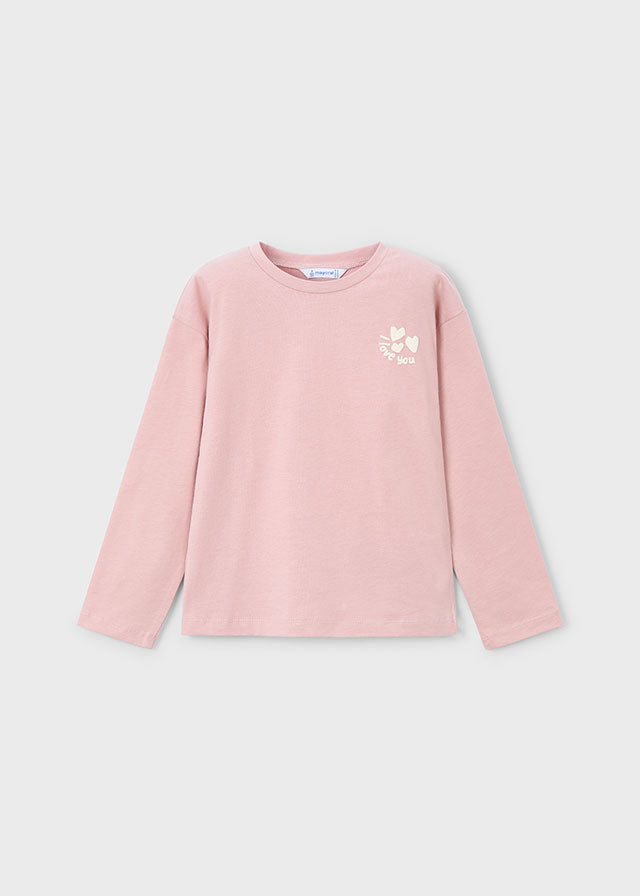 Blusa Manga Larga I Love You Rosa Mayoral
