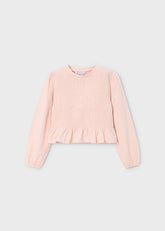 Blusa Manga Larga Rosa Pastel Mayoral
