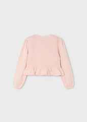 Blusa Manga Larga Rosa Pastel Mayoral