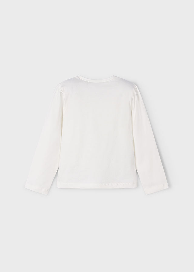 Blusa Manga Larga Muñecas Lentejuelas Mayoral Estilo