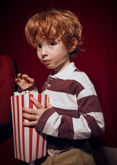 Polo Manga Larga Combinado Rojo Mayoral Modelo