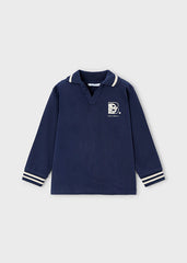 Polo Manga Larga B Navy Mayoral