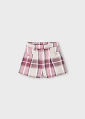 Short Cuadros Cereza Rosa Mayoral