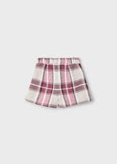Short Cuadros Cereza Rosa Mayoral Estilo