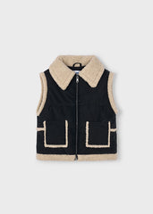 Chaleco Borrego Negro Mayoral