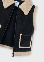 Chaleco Borrego Negro Mayoral