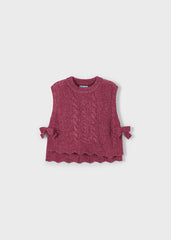 Chaleco Tricot Cereza Mayoral