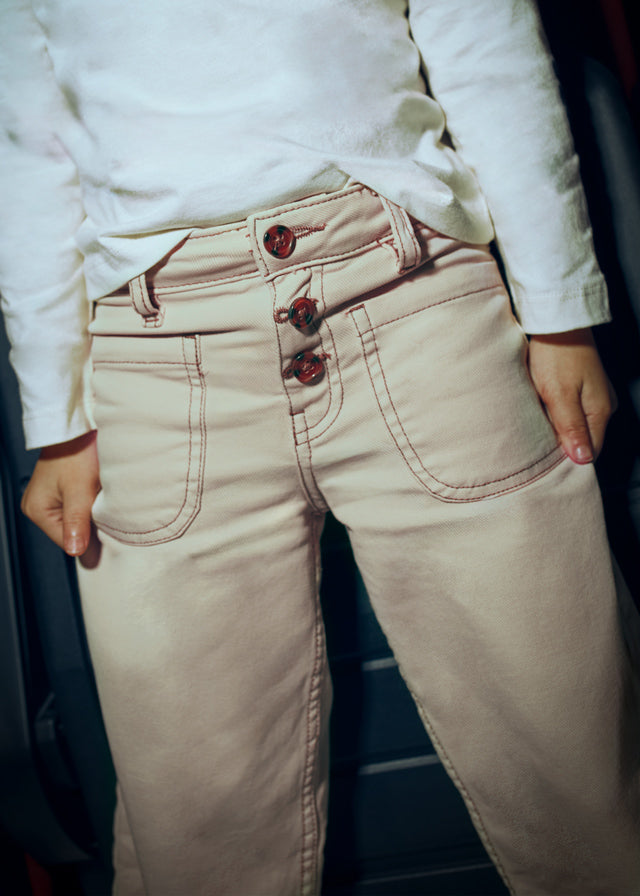 Pantalón Cargo Beige Niña Mayoral