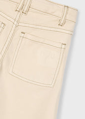 Pantalón Cargo Beige Niña Mayoral Detalle