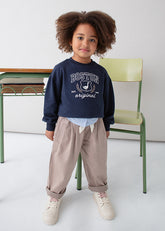 Pantalón Moño Topo Café Mayoral Modelo