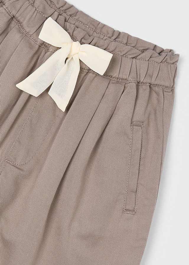 Pantalón Moño Topo Café Mayoral Detalle