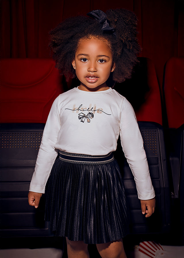 Falda Plisada Negro Mayoral Modelo