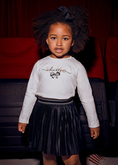 Falda Plisada Negro Mayoral Modelo