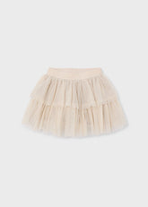 Falda Tul Brillo Chai Beige Mayoral