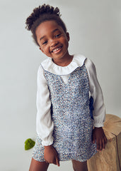 Vestido Cuello Azul Navy Mayoral modelo