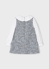 Vestido Cuello Azul Navy Mayoral Estilo