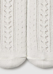 Medias Leotardo Calado Milk Vig Mayoral Detalle