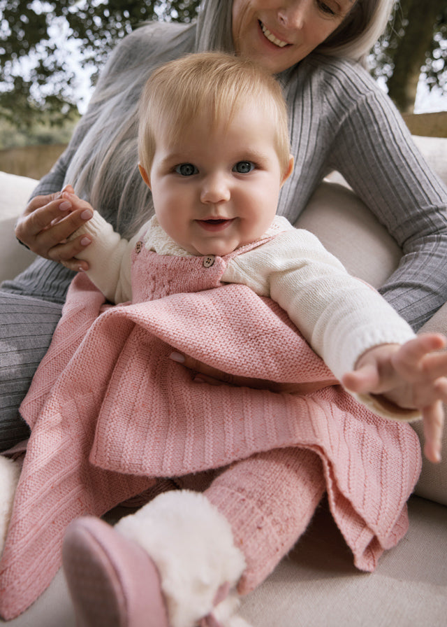 Cobija Toquilla Rosa Mayoral Modelo