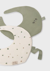 Set 2 Baberos Estampado Verde Mayoral