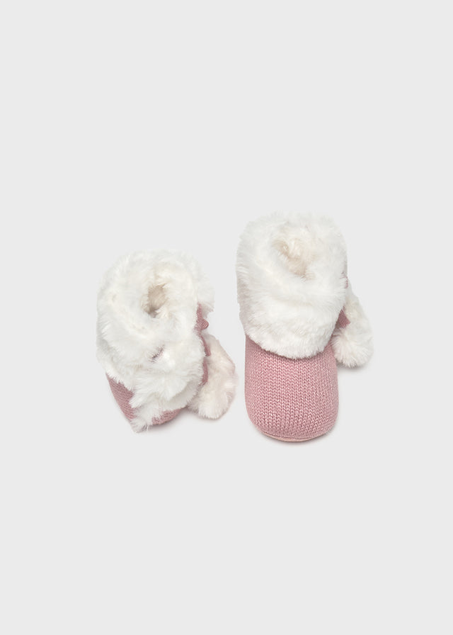 Botas Tricot New Born Rosa Mayoral Diseño