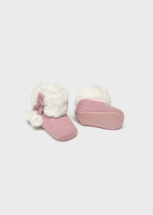 Botas Tricot New Born Rosa Mayoral Suela