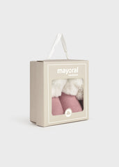 Botas Tricot New Born Rosa Mayoral Caja