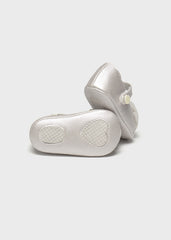 Baletas Merceditas Flor Plata Perla Mayoral