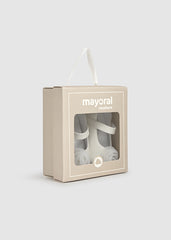 Baletas Merceditas Flor Plata Perla Mayoral