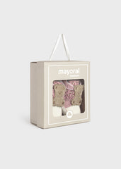 Tenis New Born Oso Rosa Mayoral Caja