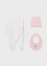 Set Primer Día Estampado Árboles Rosa Mayoral