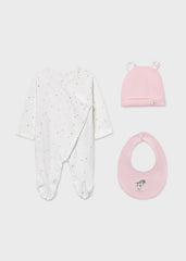 Set Primer Día Estampado Árboles Rosa Mayoral