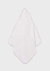 Toalla con Capota Bordado Puntos Rosa Mayoral Estilo