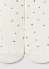 Medias Leotardo Print Crudo Brillo Mayoral