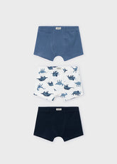 Set 3 Boxer Estampado Niño Dinosaurios Azul Mayoral