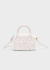 Bolso Peluche Blanco Mayoral Estilo