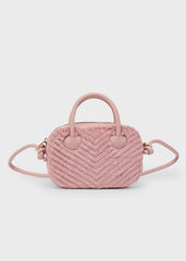 Bolso Peluche Palo Rosa Mayoral
