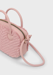 Bolso Peluche Palo Rosa Mayoral
