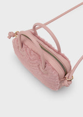 Bolso Peluche Palo Rosa Mayoral