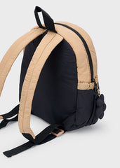 Mochila Guardería Acolchada Cuadros Negro Mayoral modelo