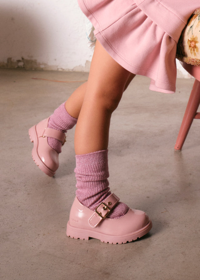 Baleta Merceditas Charol Rosa Mayoral Modelo