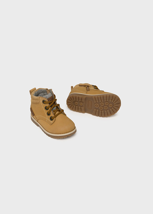 Botas Piel Nobuck Mostaza Mayoral Estilo