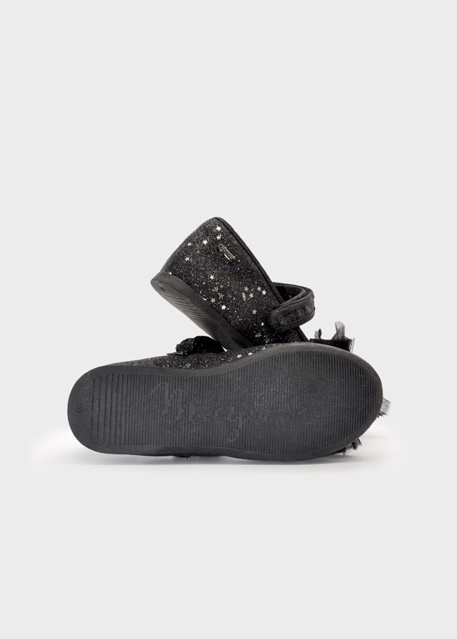 Baleta Merceditas Glitter Negro Mayoral Modelo