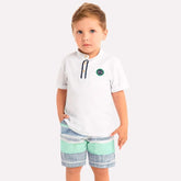 Conjunto Niño Cuello Mao y Pantaloneta | Travesuras