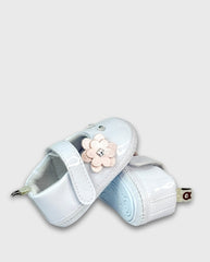 Baletas Sin Suela Flor Blanco Melosos Elegante